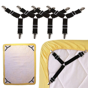 4Pcs Bed Sheet Fasteners