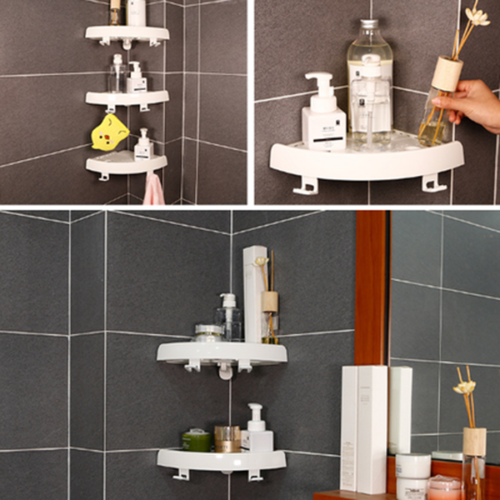 Snap Up Bathroom Shelf Organizer!