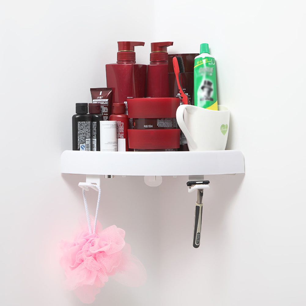 Snap Up Bathroom Shelf Organizer!