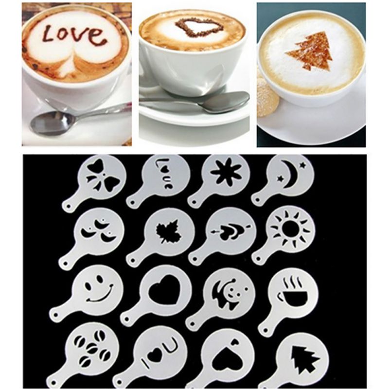 Quick Coffee Art Stencils